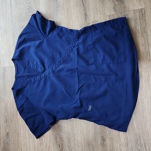 Navy scrub top